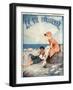 La Vie Parisienne, Georges Leonnec, 1919, France-null-Framed Giclee Print