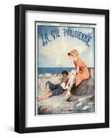 La Vie Parisienne, Georges Leonnec, 1919, France-null-Framed Giclee Print