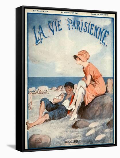 La Vie Parisienne, Georges Leonnec, 1919, France-null-Framed Stretched Canvas