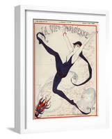La Vie Parisienne, Georges Leonnec, 1922, France-null-Framed Giclee Print