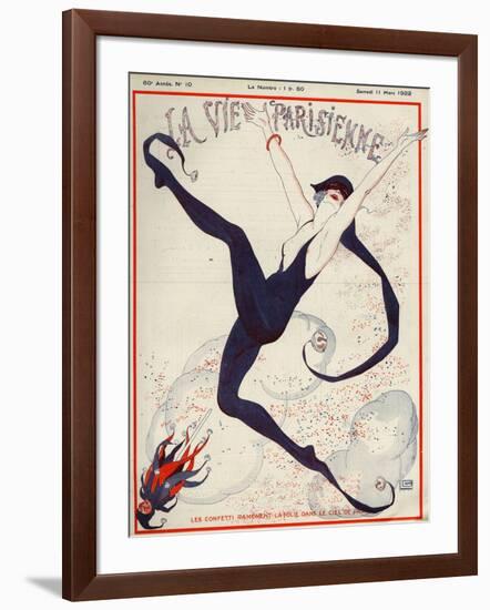 La Vie Parisienne, Georges Leonnec, 1922, France-null-Framed Giclee Print