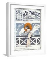 La Vie Parisienne, Georges Leonnec, 1923, France-null-Framed Giclee Print