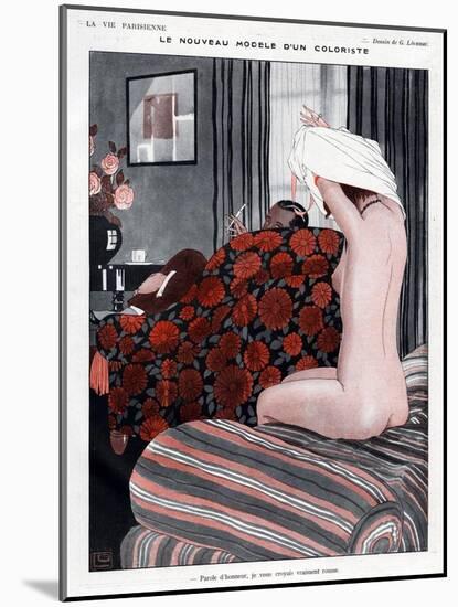La Vie Parisienne, Georges Leonnec, 1923, France-null-Mounted Giclee Print