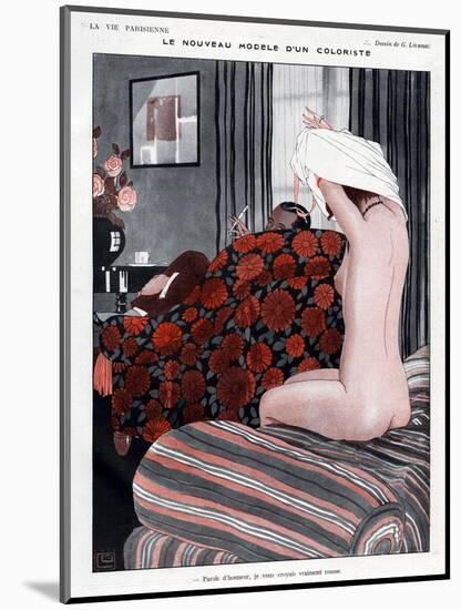 La Vie Parisienne, Georges Leonnec, 1923, France-null-Mounted Giclee Print