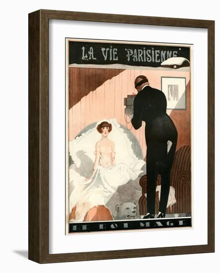 La Vie Parisienne, Georges Leonnec, 1923, France-null-Framed Giclee Print