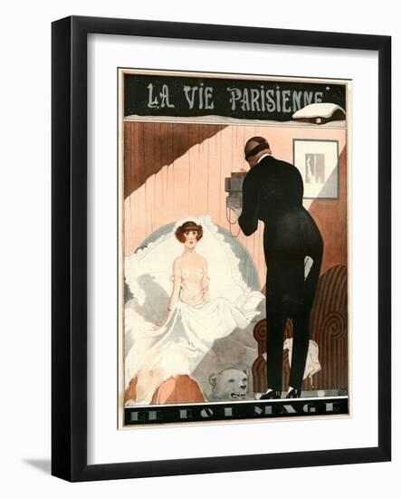 La Vie Parisienne, Georges Leonnec, 1923, France-null-Framed Giclee Print