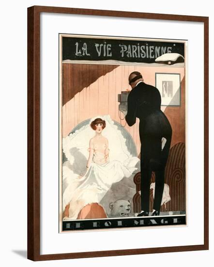 La Vie Parisienne, Georges Leonnec, 1923, France-null-Framed Giclee Print