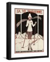 La Vie Parisienne, Georges Leonnec, 1924, France-null-Framed Giclee Print