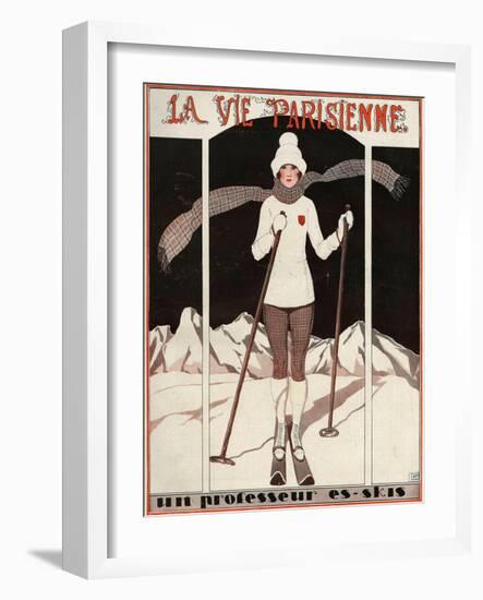 La Vie Parisienne, Georges Leonnec, 1924, France-null-Framed Giclee Print