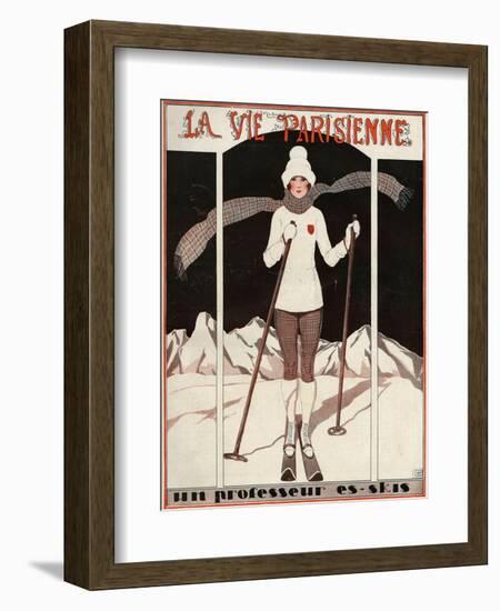 La Vie Parisienne, Georges Leonnec, 1924, France-null-Framed Giclee Print