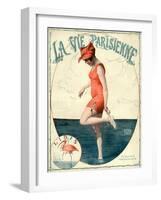 La Vie Parisienne, Georges Leonnec, France-null-Framed Giclee Print