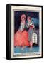 La Vie Parisienne, Georges Leonnec, France-null-Framed Stretched Canvas