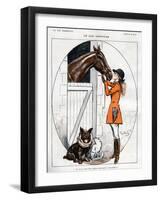 La Vie Parisienne, Georges Pavis, 1919, France-null-Framed Giclee Print