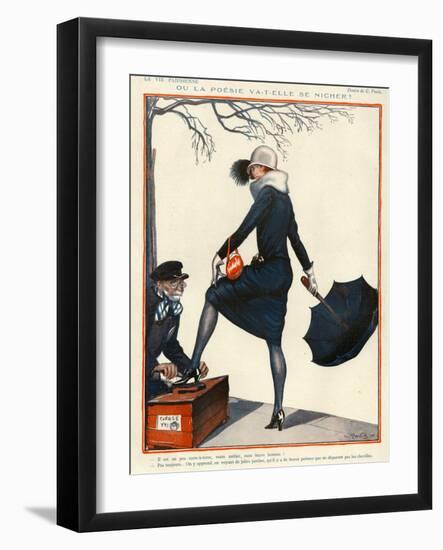 La Vie Parisienne, Georges Pavis, 1924, France-null-Framed Giclee Print