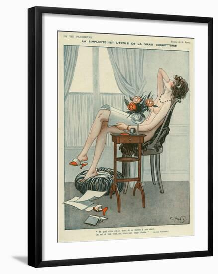 La Vie Parisienne, Georges Pavis, UK-null-Framed Giclee Print