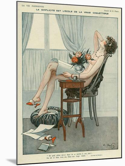 La Vie Parisienne, Georges Pavis, UK-null-Mounted Giclee Print