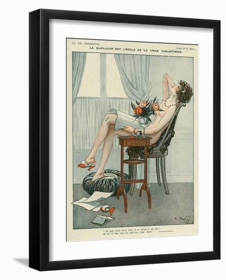 La Vie Parisienne, Georges Pavis, UK-null-Framed Giclee Print