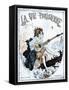 La Vie Parisienne, Glamour Musical Instruments Magazine, France, 1918-null-Framed Stretched Canvas