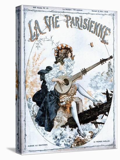 La Vie Parisienne, Glamour Musical Instruments Magazine, France, 1918-null-Stretched Canvas