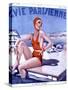 La Vie Parisienne, Glamour Womens Swimwear Fashion Magazine, France, 1936-null-Stretched Canvas