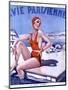 La Vie Parisienne, Glamour Womens Swimwear Fashion Magazine, France, 1936-null-Mounted Giclee Print