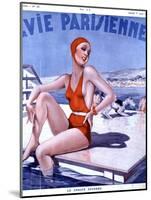 La Vie Parisienne, Glamour Womens Swimwear Fashion Magazine, France, 1936-null-Mounted Giclee Print