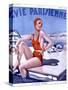 La Vie Parisienne, Glamour Womens Swimwear Fashion Magazine, France, 1936-null-Stretched Canvas