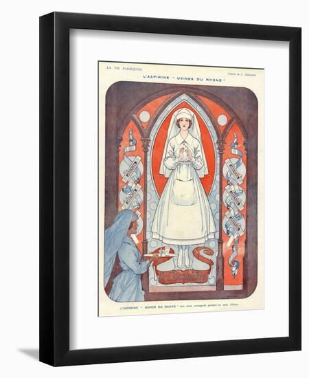 La Vie Parisienne, Herouard, 1916, France-null-Framed Giclee Print