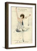 La Vie Parisienne, J Leclerc, 1919, France-null-Framed Giclee Print