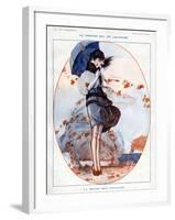 La Vie Parisienne, Julien Jacques Leclerc, 1919, France-null-Framed Giclee Print