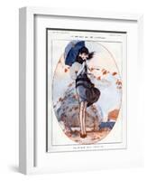 La Vie Parisienne, Julien Jacques Leclerc, 1919, France-null-Framed Giclee Print