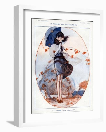 La Vie Parisienne, Julien Jacques Leclerc, 1919, France-null-Framed Giclee Print