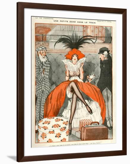 La Vie Parisienne, Julien Jacques Leclerc, 1920, France-null-Framed Giclee Print