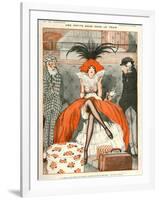 La Vie Parisienne, Julien Jacques Leclerc, 1920, France-null-Framed Giclee Print