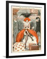 La Vie Parisienne, Julien Jacques Leclerc, 1920, France-null-Framed Giclee Print