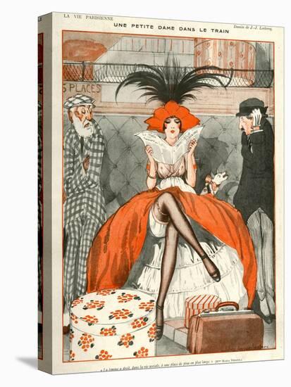 La Vie Parisienne, Julien Jacques Leclerc, 1920, France-null-Stretched Canvas