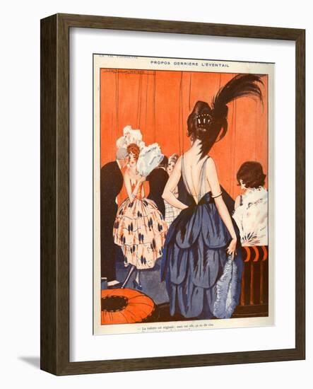 La Vie Parisienne, Julien Jacques Leclerc, 1920, France-null-Framed Giclee Print