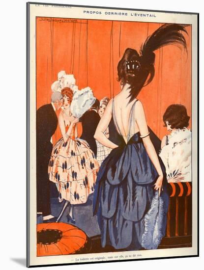 La Vie Parisienne, Julien Jacques Leclerc, 1920, France-null-Mounted Giclee Print