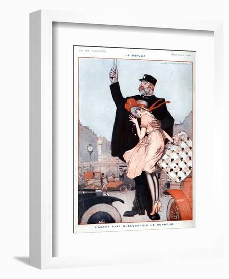 La Vie Parisienne, Julien Jacques Leclerc, 1920, France-null-Framed Giclee Print