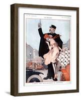 La Vie Parisienne, Julien Jacques Leclerc, 1920, France-null-Framed Giclee Print