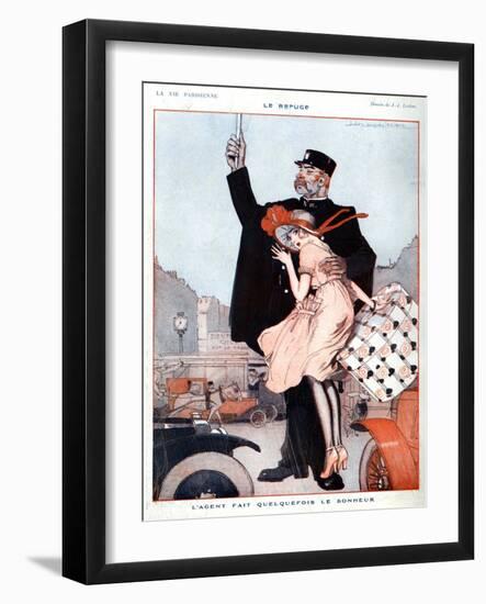 La Vie Parisienne, Julien Jacques Leclerc, 1920, France-null-Framed Giclee Print