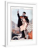 La Vie Parisienne, Julien Jacques Leclerc, 1920, France-null-Framed Giclee Print