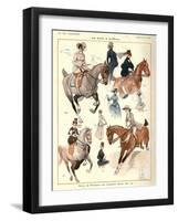 La Vie Parisienne, L Vallet, 1922, France-null-Framed Giclee Print