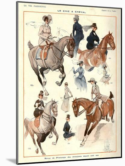 La Vie Parisienne, L Vallet, 1922, France-null-Mounted Giclee Print