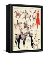 La Vie Parisienne, L Vallet, France-null-Framed Stretched Canvas