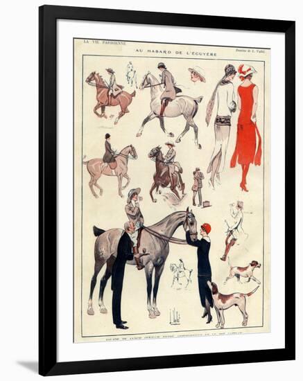 La Vie Parisienne, L Vallet, France-null-Framed Giclee Print