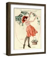 La Vie Parisienne, Leo Fontan, 1918, France-null-Framed Giclee Print