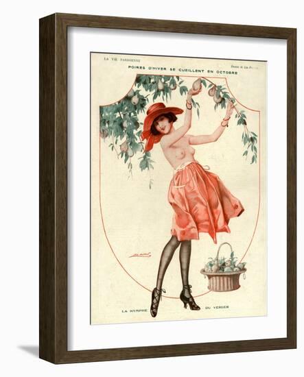 La Vie Parisienne, Leo Fontan, 1918, France-null-Framed Giclee Print