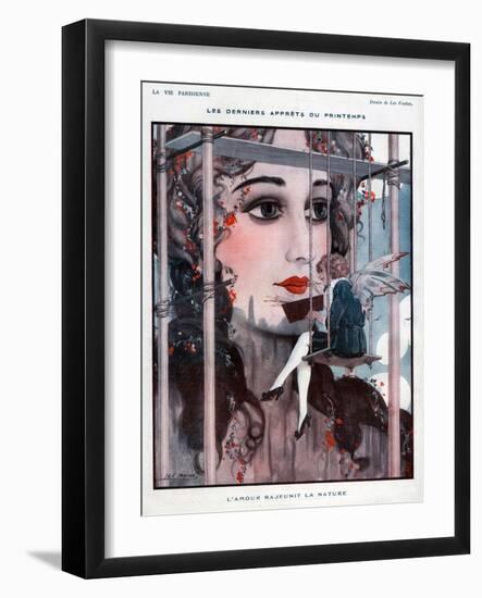 La Vie Parisienne, Leo Fontan, 1922, France-null-Framed Giclee Print