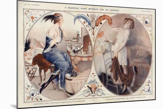 La Vie Parisienne, Leo Fontan, 1922, France-null-Mounted Giclee Print